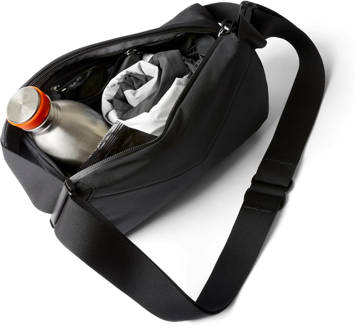 無印良品 ヌメシュリンク革ジャバラ2つ折財布 ブラック 無印良品の